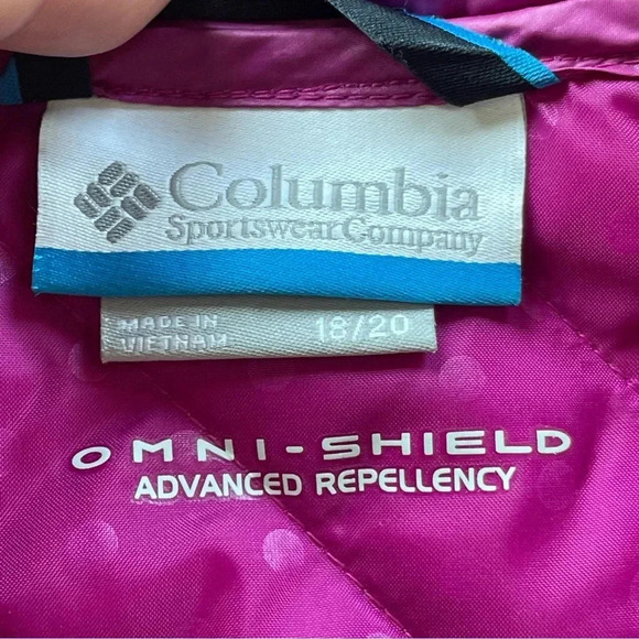 Columbia Purple Jacket Omni-Shield size 18/20 - Picture 9 of 11